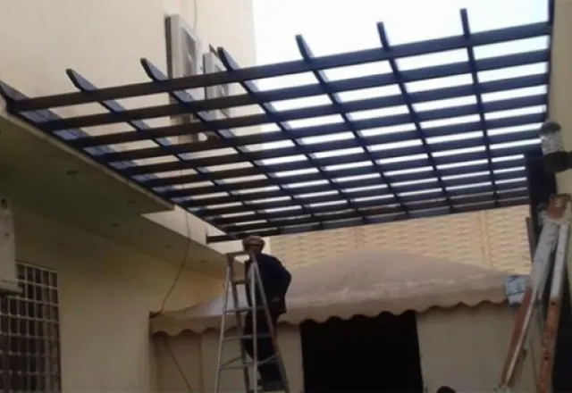 برجولات أسطح المنازل